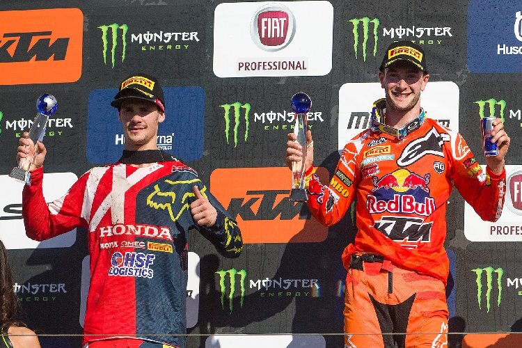 Tim Gajser und Jeffrey Herlings (v.l.) kennen sich bereits länger