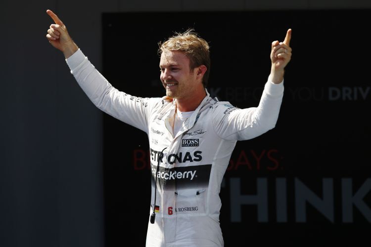 Nico Rosberg gewinnt das Rennen in Barcelona