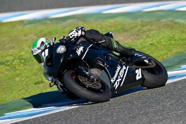 Randy Krummenacher hat sich beim Jerez-Test gut auf die Kawasaki ZX-6R und die Pirelli-Reifen eingeschossen