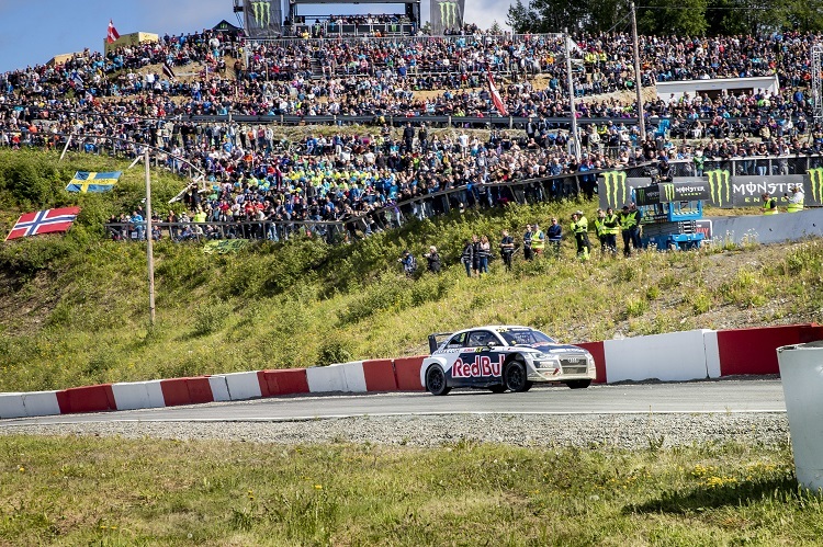 Mattias Ekström erreichte den dritten Platz in Hell