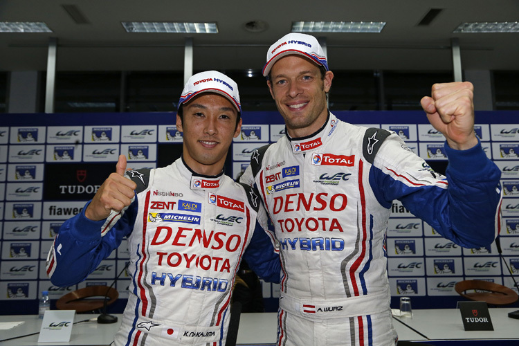 Bahrain-Polesetter Nakajima und Wurz