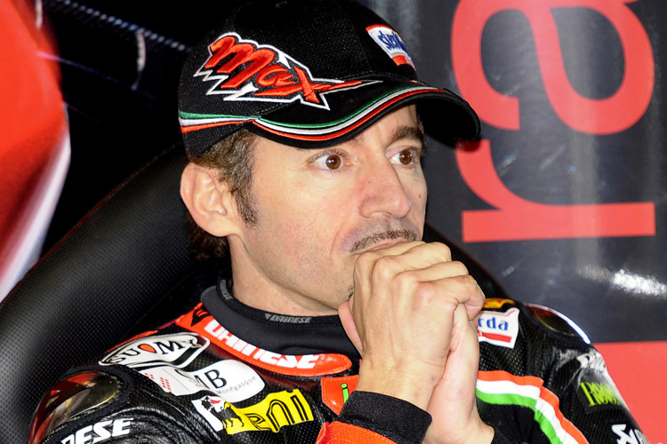 Max Biaggi testet MotoGP-Ducati