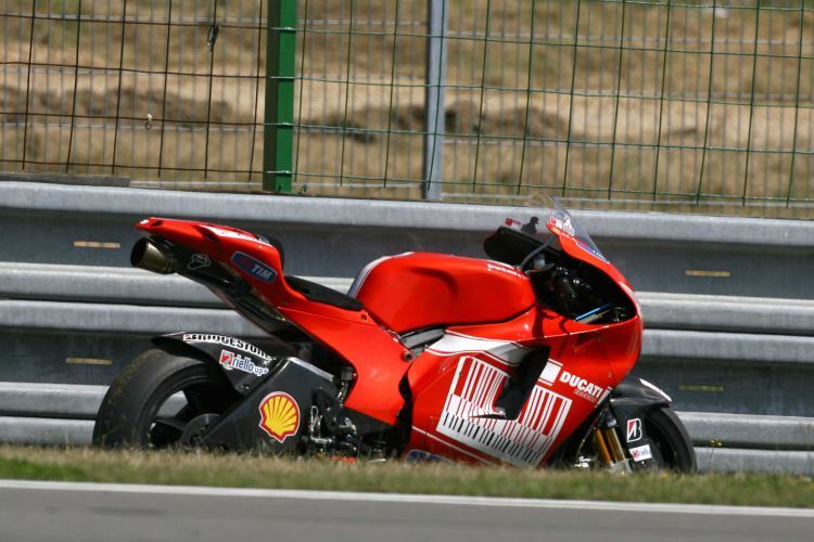 Nicky Hayden: Sensor kaputt beim Test.