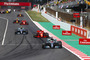 Gleich nach dem Start war Vettel auf Position 2 noch auf Podestkurs