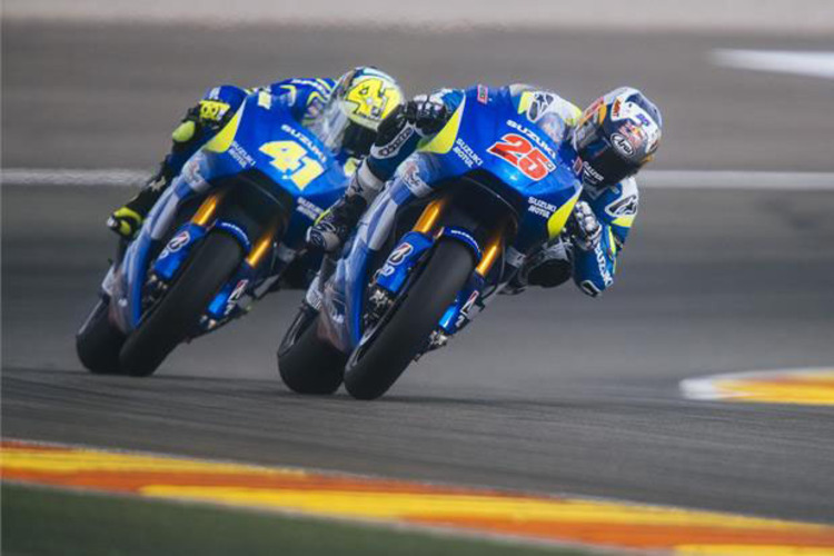 Valencia-Test: Maverick Vinales vor Aleix Espargaró 