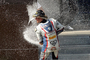 Damian Cudlin bei verdienter Dusche