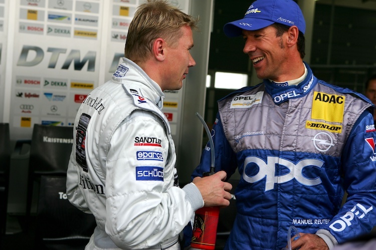 Manuel Reuter 2005 mit Mika Häkkinen