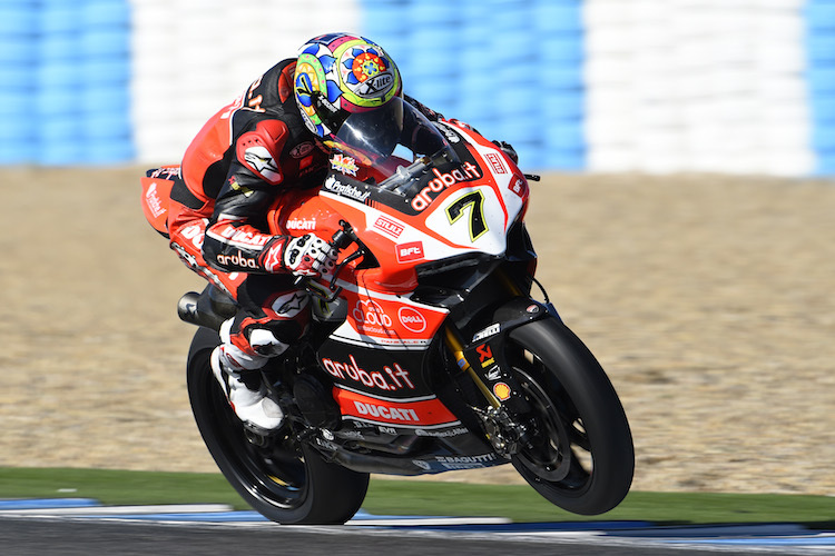 Chaz Davies – hier beim Jerez-Test Anfang 2016