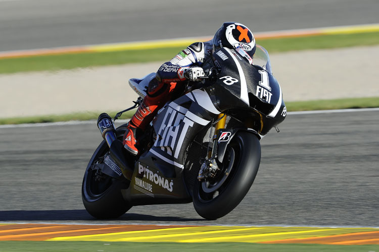 Jorge Lorenzo fährt 2011 standesgemäss mit der Nummer 1