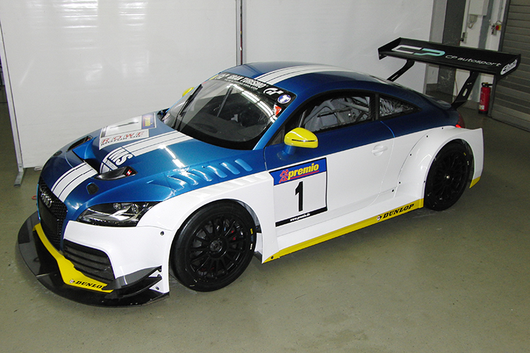 Bleibt vorerst in der Garage der Audi TT-RS von LMS Engineering