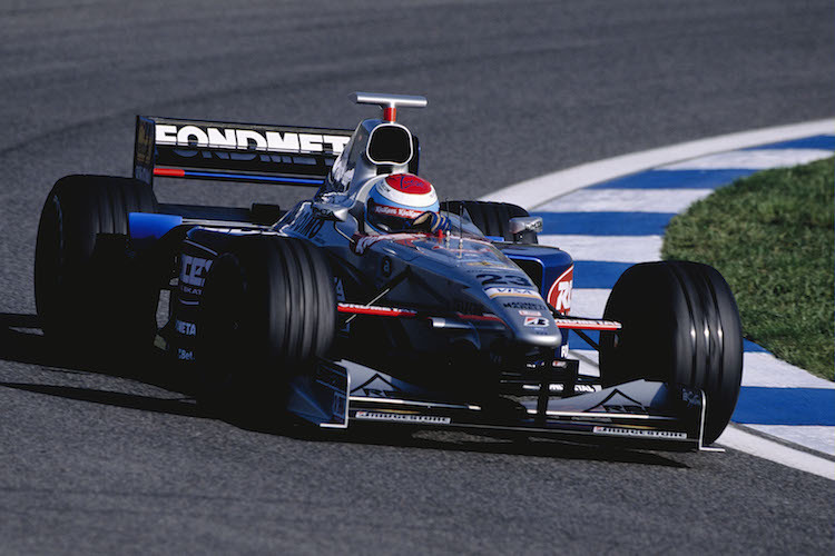 Esteban Tuero 1998 mit seinem Minardi beim Spanien-GP