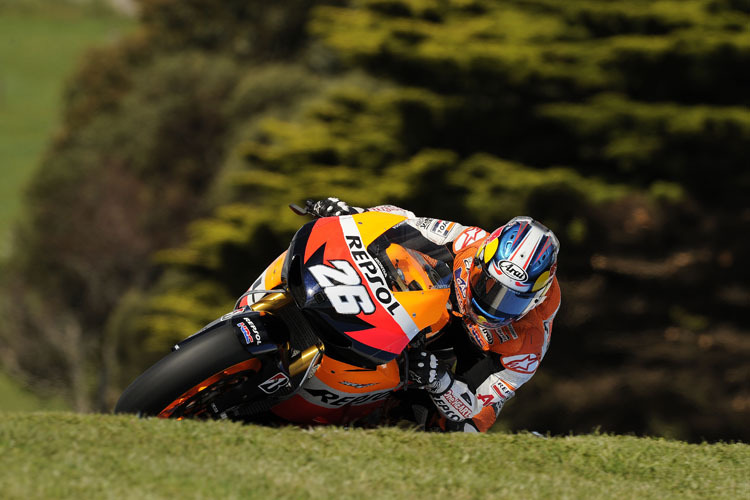 Dani Pedrosa auf Phillip Island