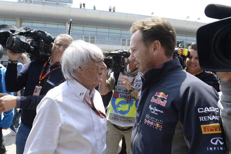 Red Bull Racing-Teamchef Christian Horner ist überzeugt, dass Bernie Ecclestone die Idee eines fünften Motors befürwortet