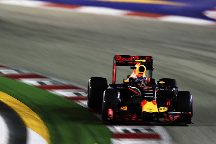 Max Verstappen in Singapur