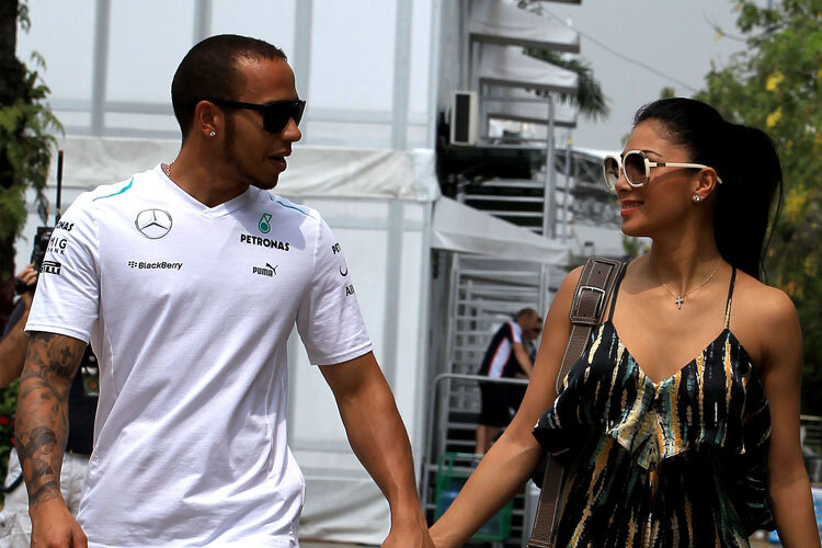 Lewis Hamilton und Nicole Scherzinger können nicht voneinander lassen