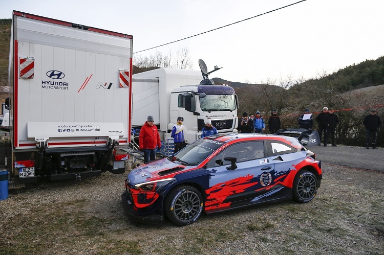 Hyundai-Test mit Ott Tänak