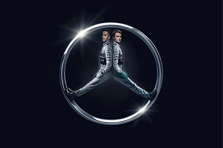 Nico Rosberg und Lewis Hamilton