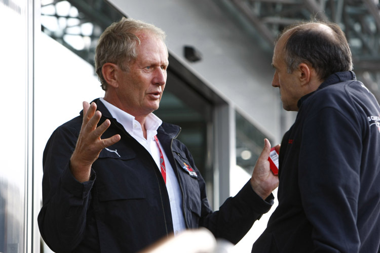 Dr. Helmut Marko im Gespräch mit Franz Tost