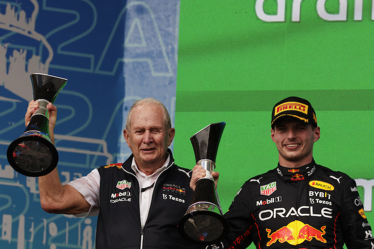 Max Verstappen und Helmut Marko