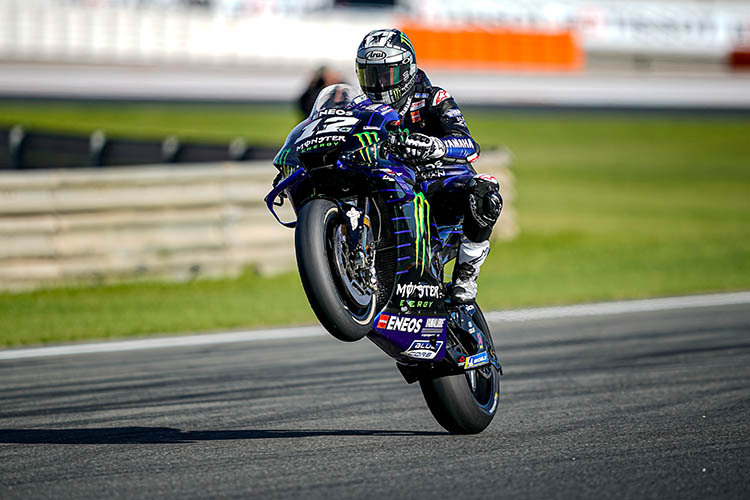 Maverick Viñales auf der M1-Yamaha: Platz 2