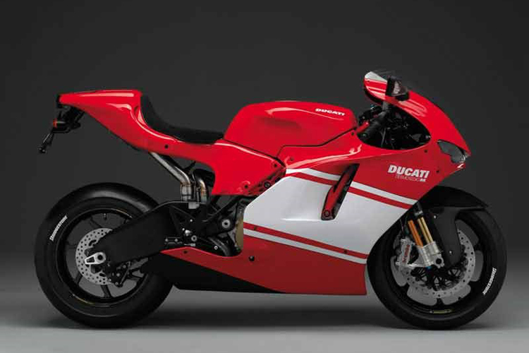 Die Desmosedici RR war das erste käufliche Vierzylinder-Superbike von Ducati
