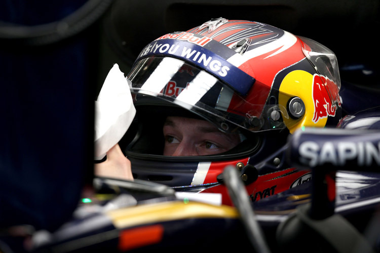 Daniil Kvyat: «Es war heute sehr knifflig, denn die Streckenverhältnisse änderten sich dauernd»