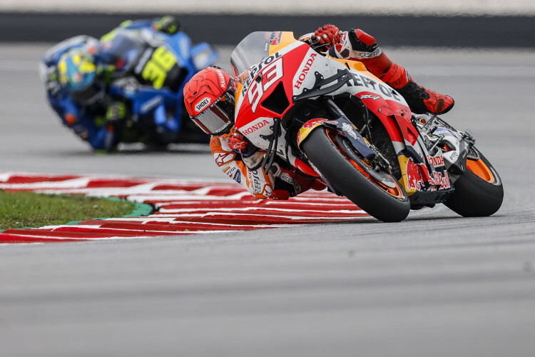 Marc Márquez vor Joan Mir