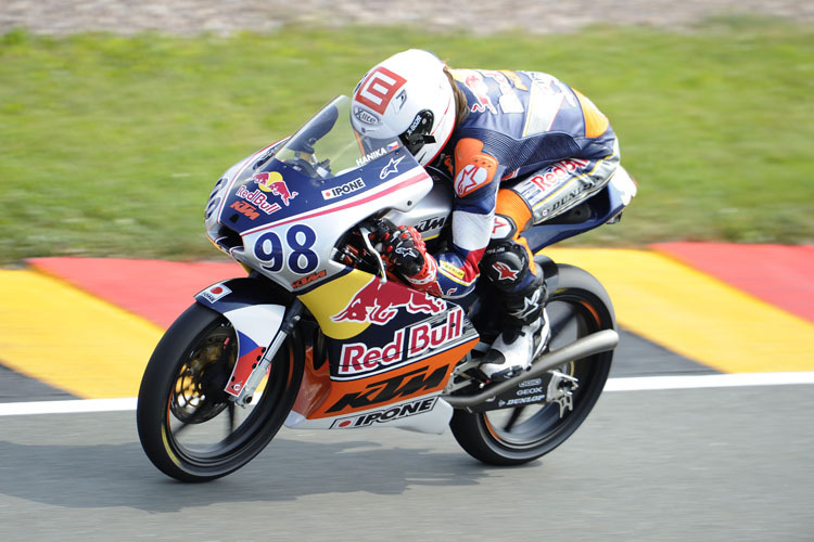 Karel Hanika auf seiner Moto3-KTM