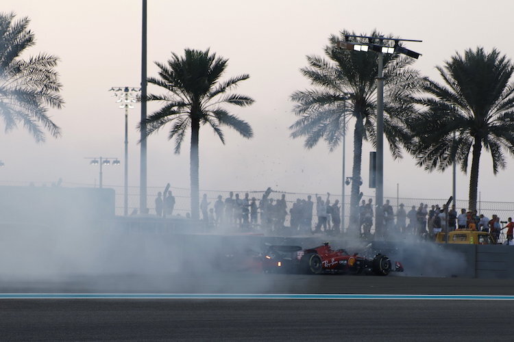 Unfall von Carlos Sainz