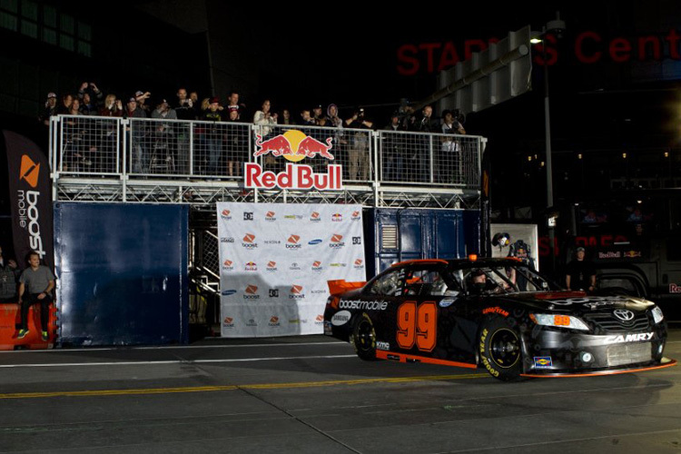 Travis Pastrana 2014 bei der NASCAR-Vorstellung