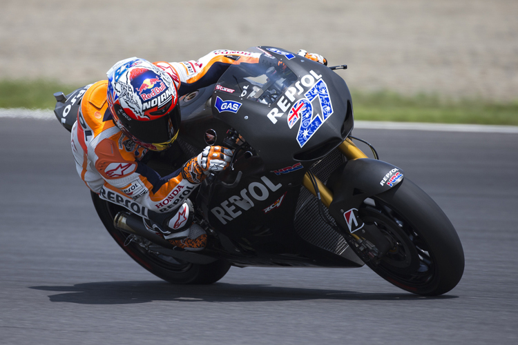 Casey Stoner auf der 2013-Werks-Honda