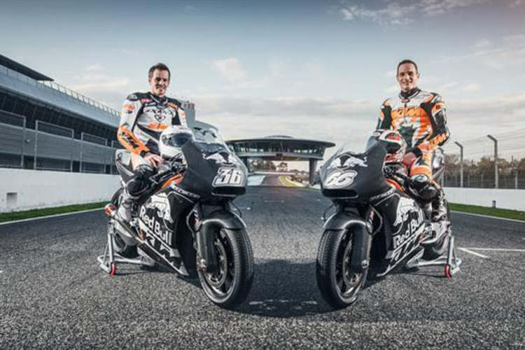 Testeten in Jerez: Mika Kallio und Alex Hofmann