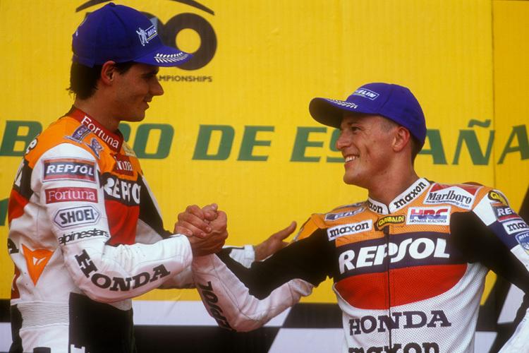 Barcelona-Podest 1999: Crivillé & Gibernau