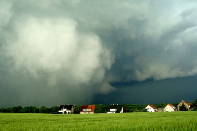 Über Grossenhain wütete ein Tornado