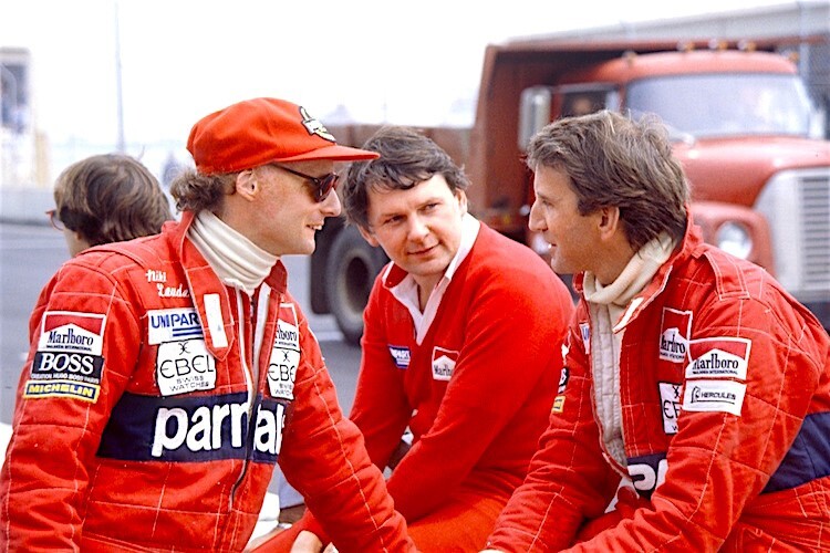 Niki Lauda, Technikchef John Barnard und John Watson