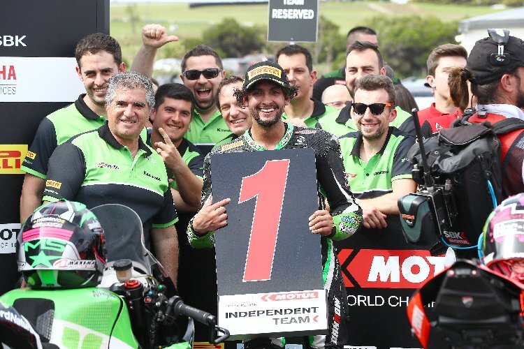 Max Scheib wurde auf Phillip Island bester «Independent Rider»