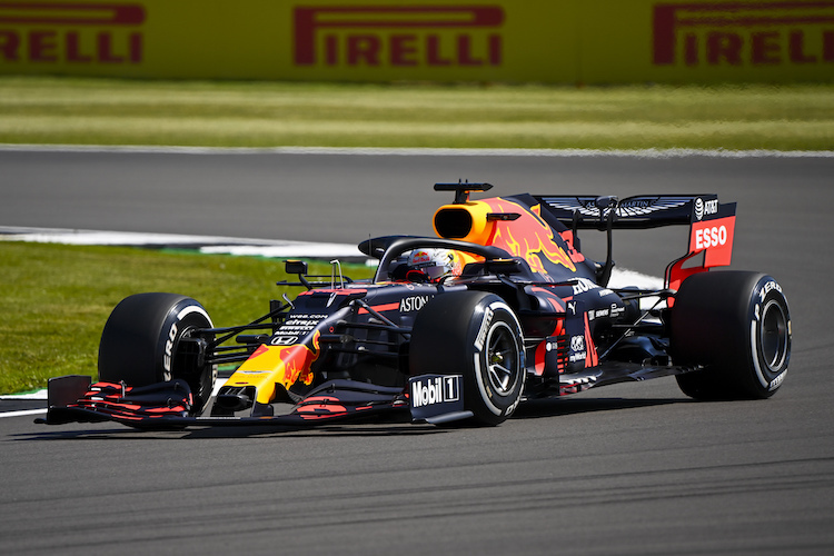 Max Verstappen blieb im ersten freien Training in Silverstone der Schnellste