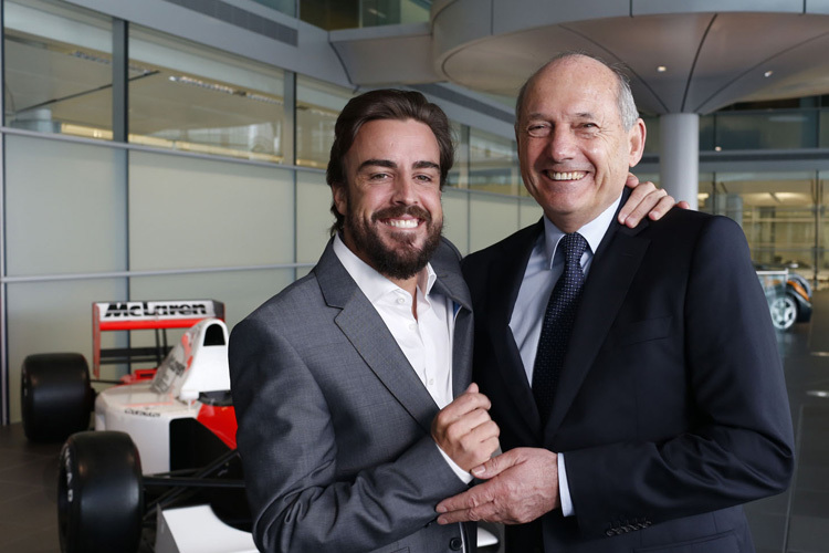 Fernando Alonso und Ron Dennis: Kurzer Ringkampf um die Bartfrage