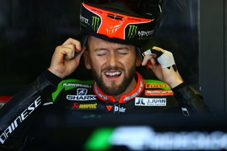 Tom Sykes entging nur knapp dem Sturz