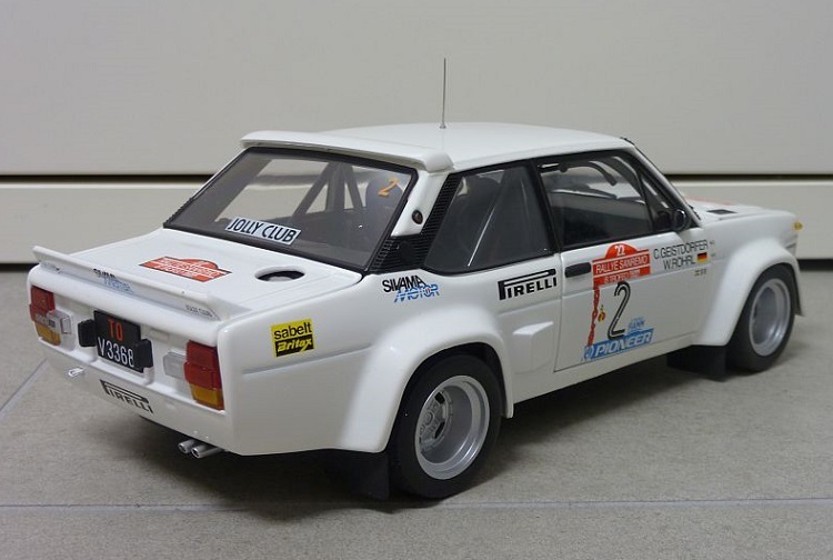 Der Abarth 131, mit dem Walter Röhrl 1980 in San Remo gewann