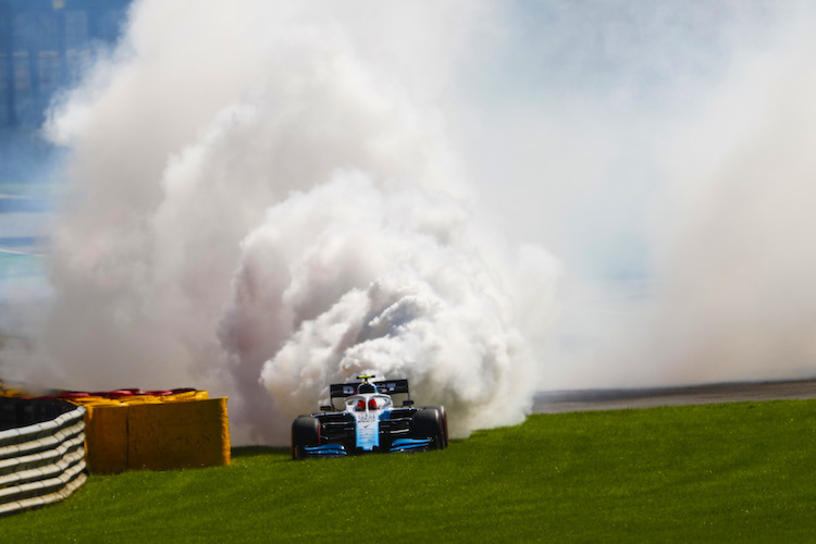 Robert Kubica in Belgien: Motorschaden