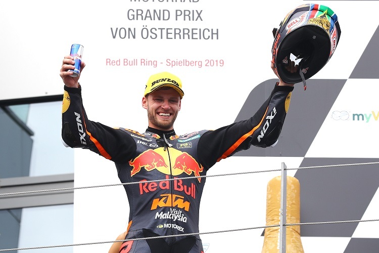 Brad Binder bejubelte den ersten KTM-Sieg der Moto2-Saison