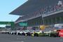 Virtueller Blick auf Start/Ziel der Rennstrecke in Le Mans