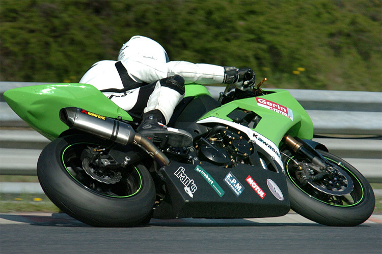 Günther Sendlhofer auf Kawasaki