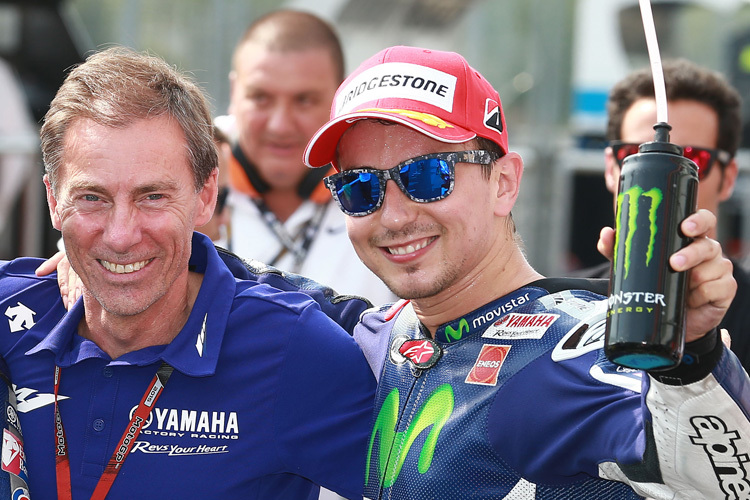 Lin Jarvis (li.) und Jorge Lorenzo