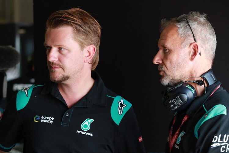 Johan Stigefelt (links) glaubt, dass die MotoGP-Serie gut vorbereitet ist