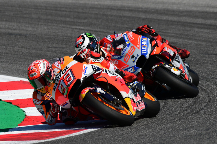 Marc Márquez vor Jorge Lorenzo