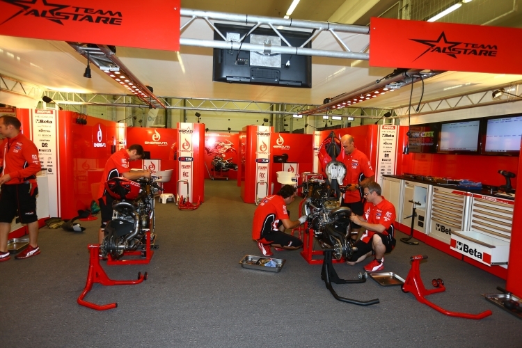 Die Garage von Alstare Ducati