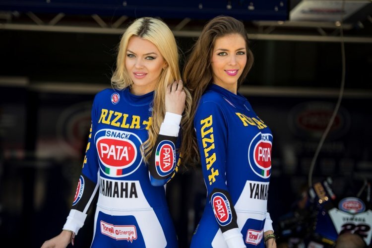 Mit einer solchen Unterstützung wird das Meeting in Donington für Pata Yamaha sicher kein Reinfall
