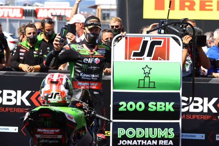 Jonathan Rea hat mittlerweile 215 Podestplätze 